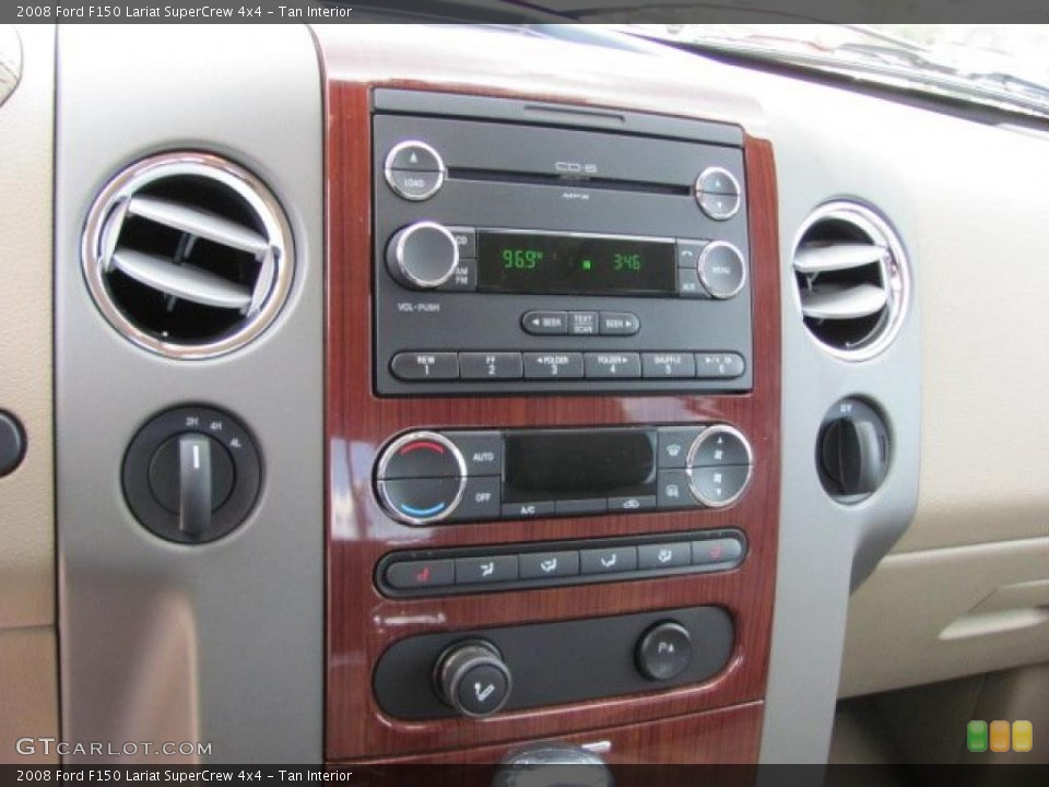 Tan Interior Controls for the 2008 Ford F150 Lariat SuperCrew 4x4 #38661862