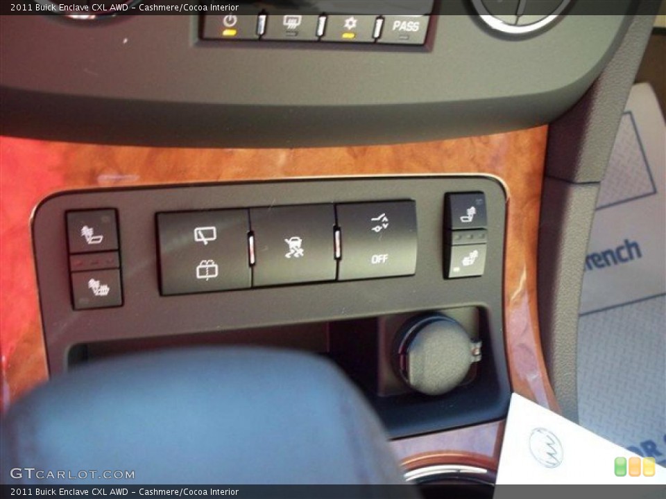 Cashmere/Cocoa Interior Controls for the 2011 Buick Enclave CXL AWD #38661878