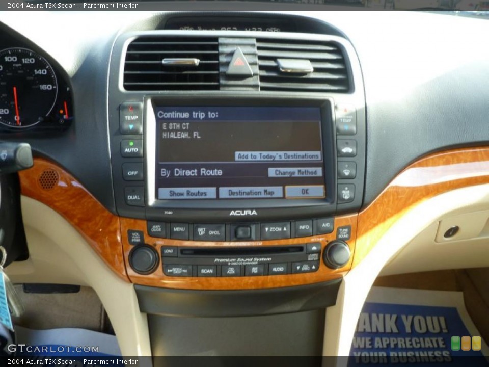 Parchment Interior Controls for the 2004 Acura TSX Sedan #38662474
