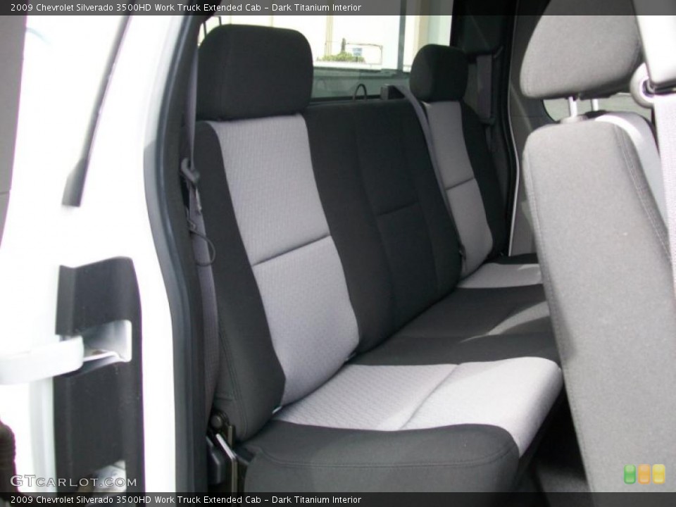 Dark Titanium Interior Photo for the 2009 Chevrolet Silverado 3500HD Work Truck Extended Cab #38665162
