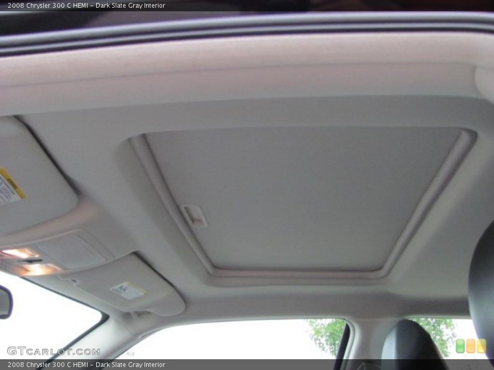 Dark Slate Gray Interior Sunroof for the 2008 Chrysler 300 C HEMI #38665266
