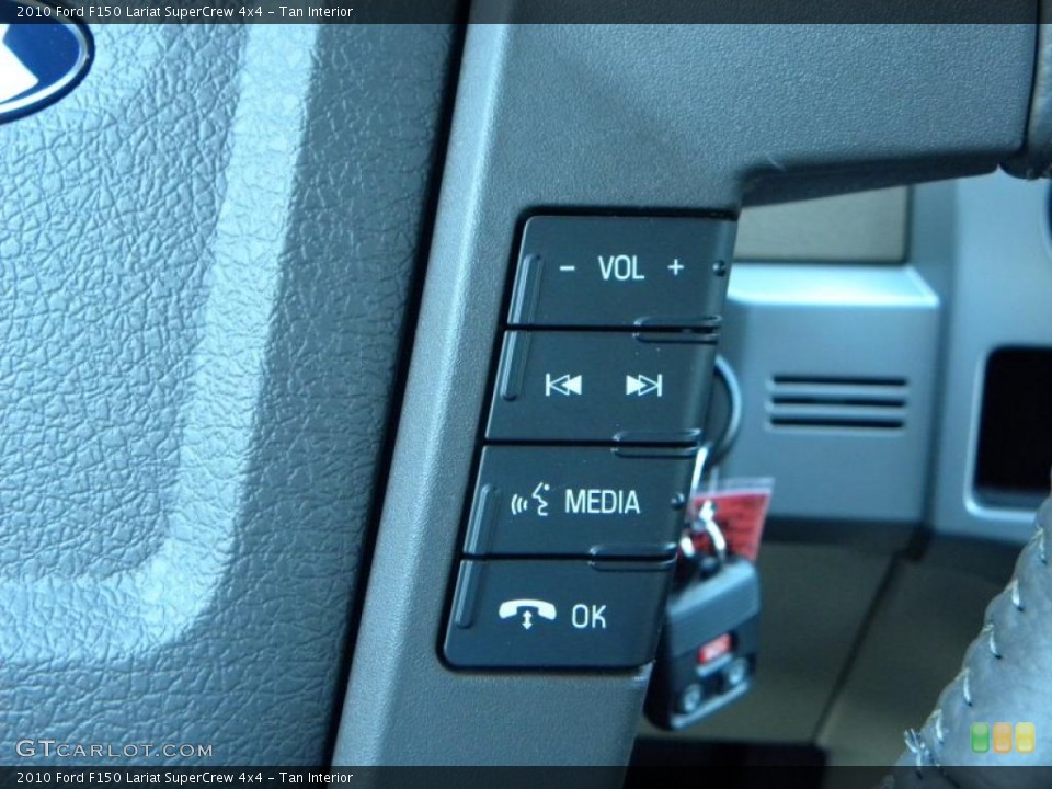 Tan Interior Controls for the 2010 Ford F150 Lariat SuperCrew 4x4 #38665306