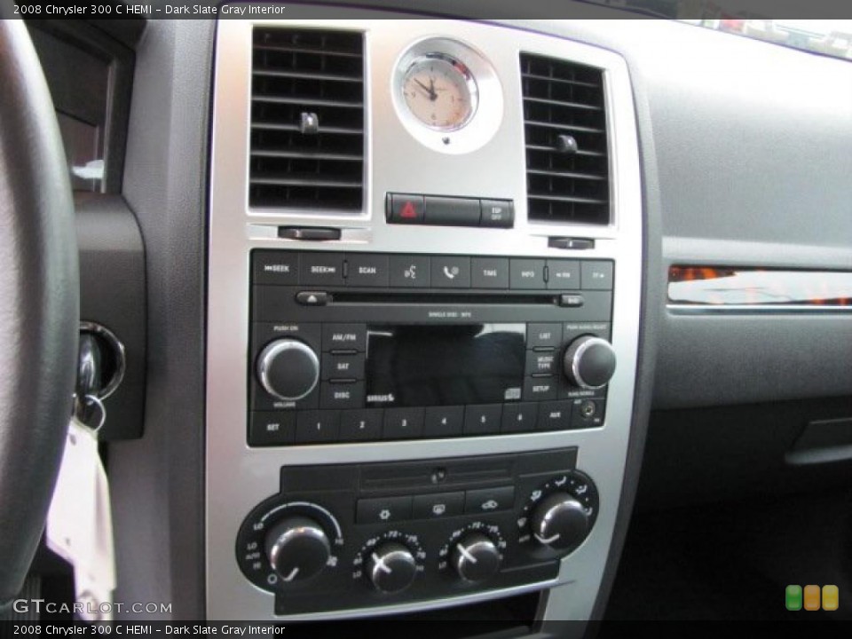 Dark Slate Gray Interior Controls for the 2008 Chrysler 300 C HEMI #38665358