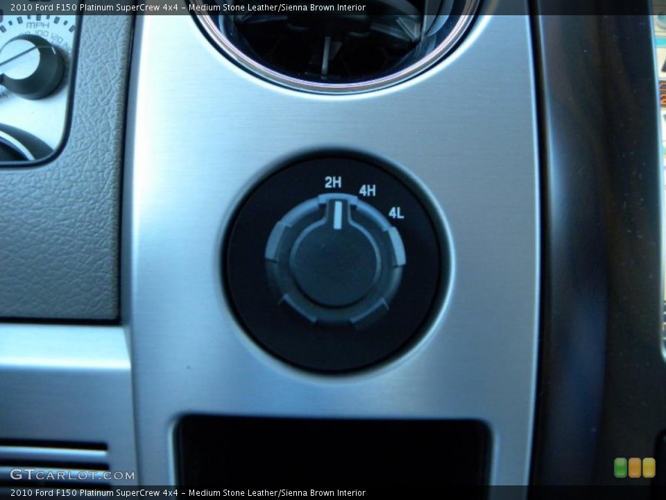 Medium Stone Leather/Sienna Brown Interior Controls for the 2010 Ford F150 Platinum SuperCrew 4x4 #38665794