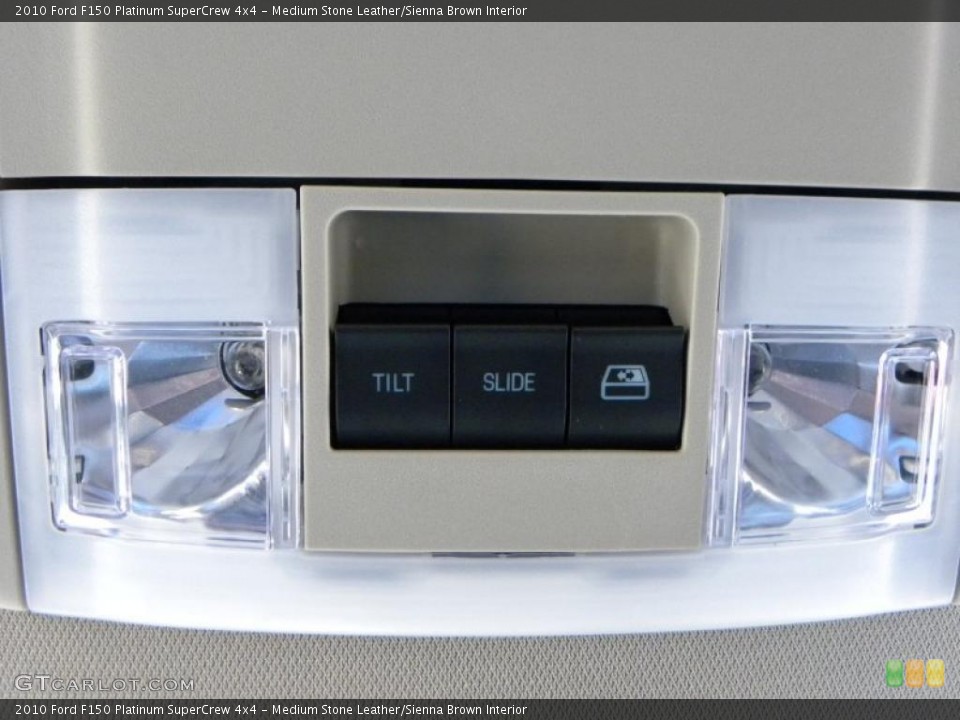 Medium Stone Leather/Sienna Brown Interior Controls for the 2010 Ford F150 Platinum SuperCrew 4x4 #38665806