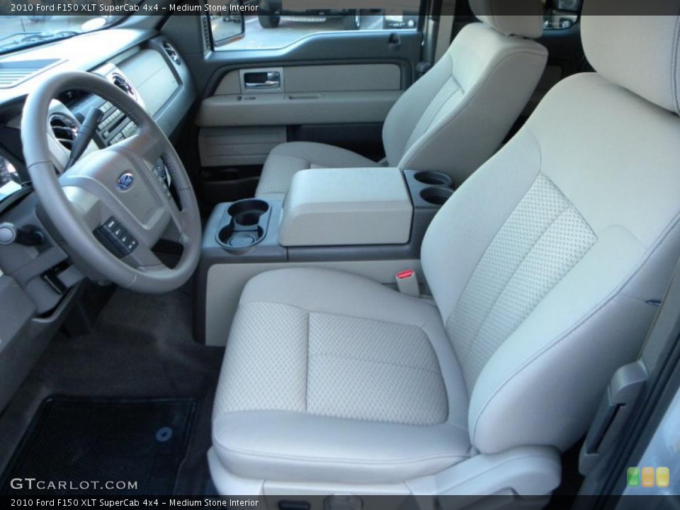 Medium Stone Interior Prime Interior for the 2010 Ford F150 XLT SuperCab 4x4 #38666190