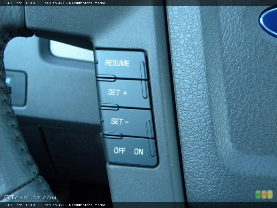 Medium Stone Interior Controls for the 2010 Ford F150 XLT SuperCab 4x4 #38666298
