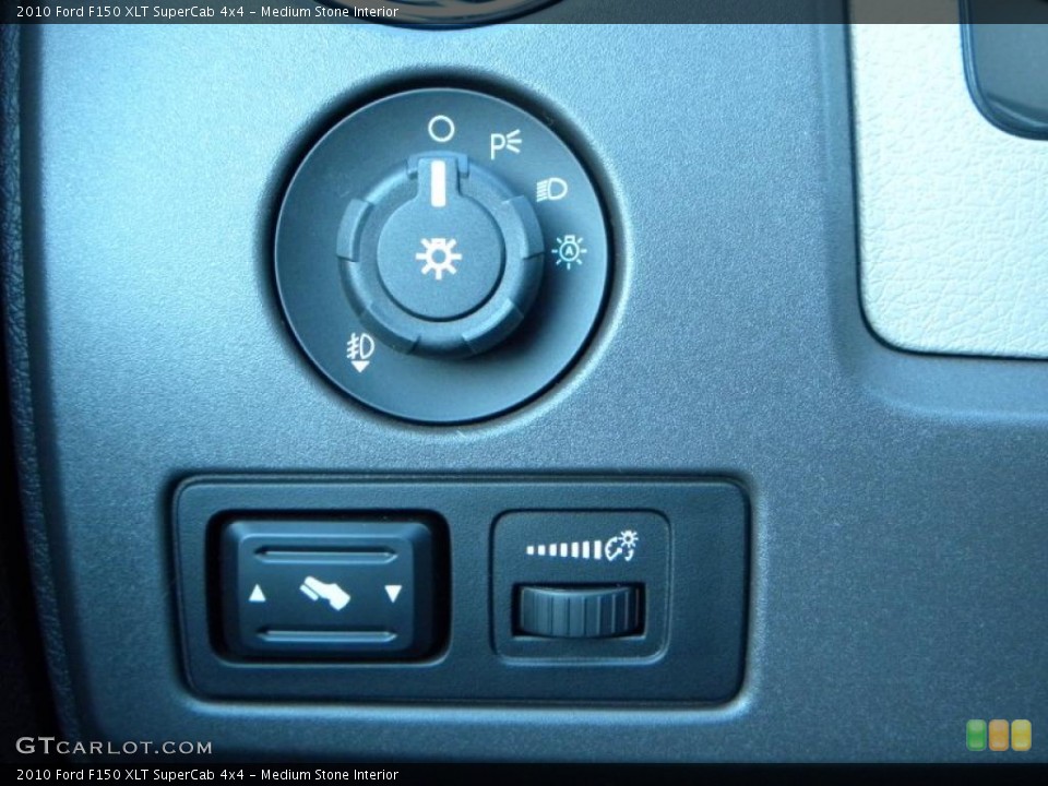 Medium Stone Interior Controls for the 2010 Ford F150 XLT SuperCab 4x4 #38666334