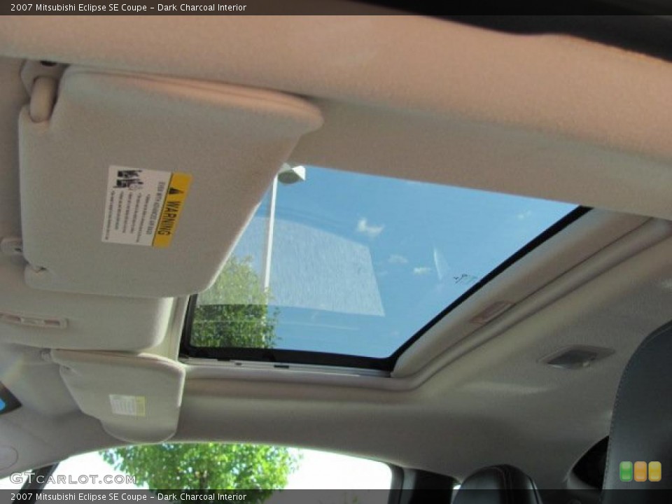Dark Charcoal Interior Sunroof for the 2007 Mitsubishi Eclipse SE Coupe #38666454