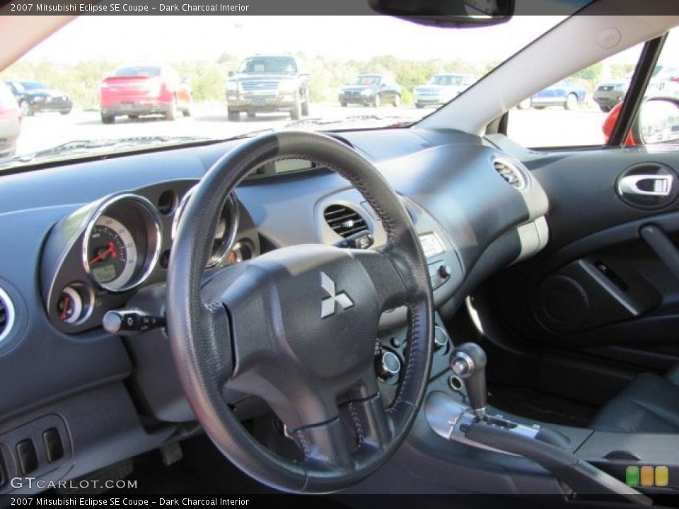 Dark Charcoal Interior Prime Interior for the 2007 Mitsubishi Eclipse SE Coupe #38666470