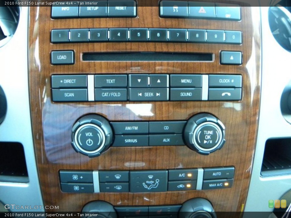Tan Interior Controls for the 2010 Ford F150 Lariat SuperCrew 4x4 #38666718