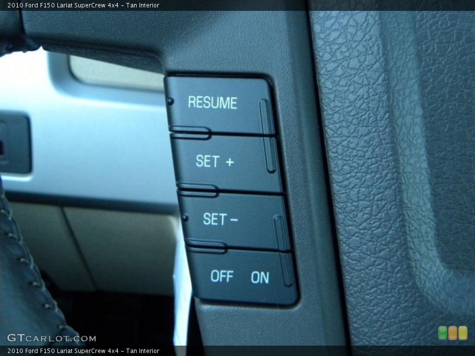 Tan Interior Controls for the 2010 Ford F150 Lariat SuperCrew 4x4 #38666762