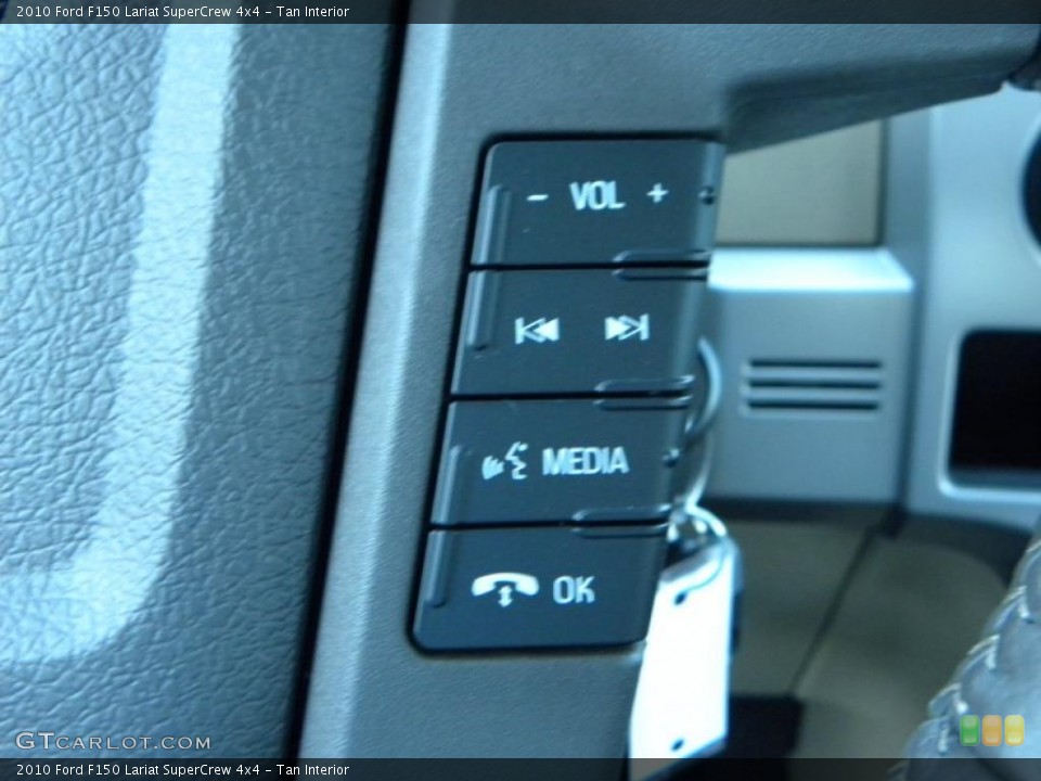 Tan Interior Controls for the 2010 Ford F150 Lariat SuperCrew 4x4 #38666782
