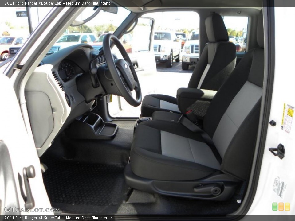 Medium Dark Flint Interior Photo for the 2011 Ford Ranger XL SuperCab #38666966