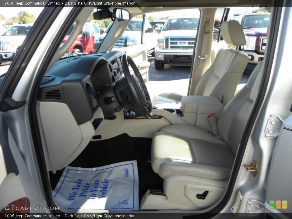 Dark Slate Gray/Light Graystone Interior Photo for the 2006 Jeep Commander Limited #38667298