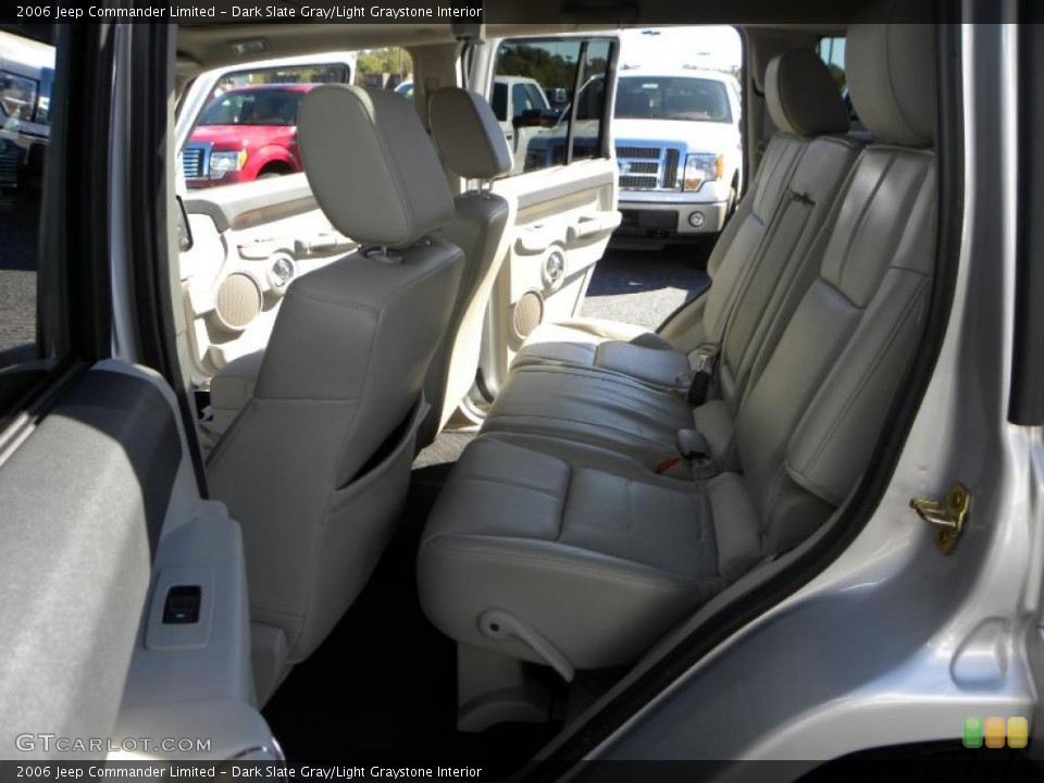 Dark Slate Gray/Light Graystone Interior Photo for the 2006 Jeep Commander Limited #38667314