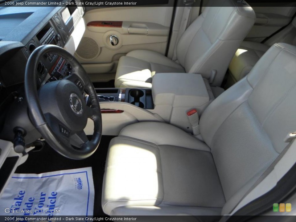 Dark Slate Gray/Light Graystone Interior Photo for the 2006 Jeep Commander Limited #38667494