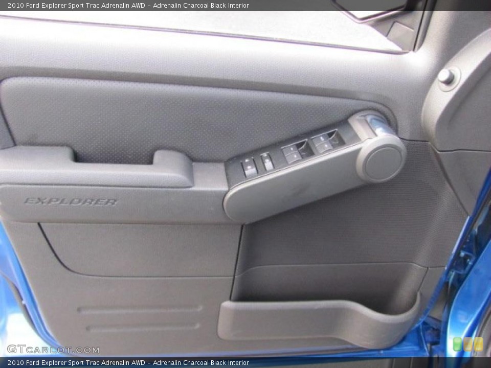 Adrenalin Charcoal Black Interior Door Panel for the 2010 Ford Explorer Sport Trac Adrenalin AWD #38668126