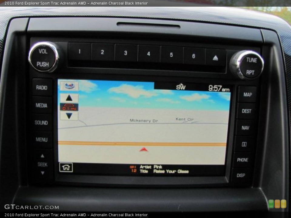 Adrenalin Charcoal Black Interior Navigation for the 2010 Ford Explorer Sport Trac Adrenalin AWD #38668158