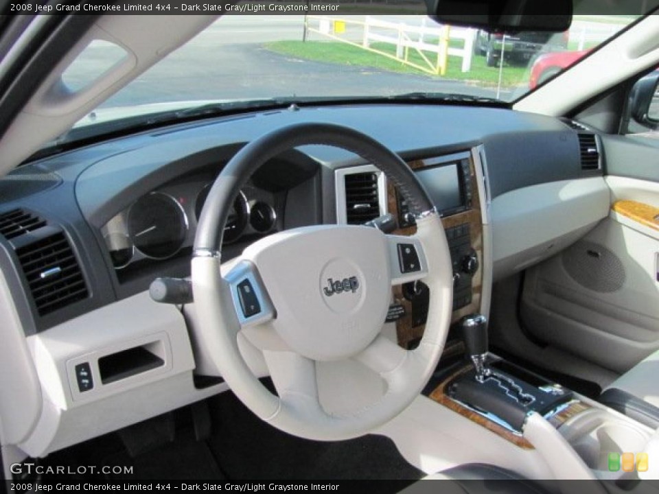 Dark Slate Gray/Light Graystone Interior Prime Interior for the 2008 Jeep Grand Cherokee Limited 4x4 #38668538