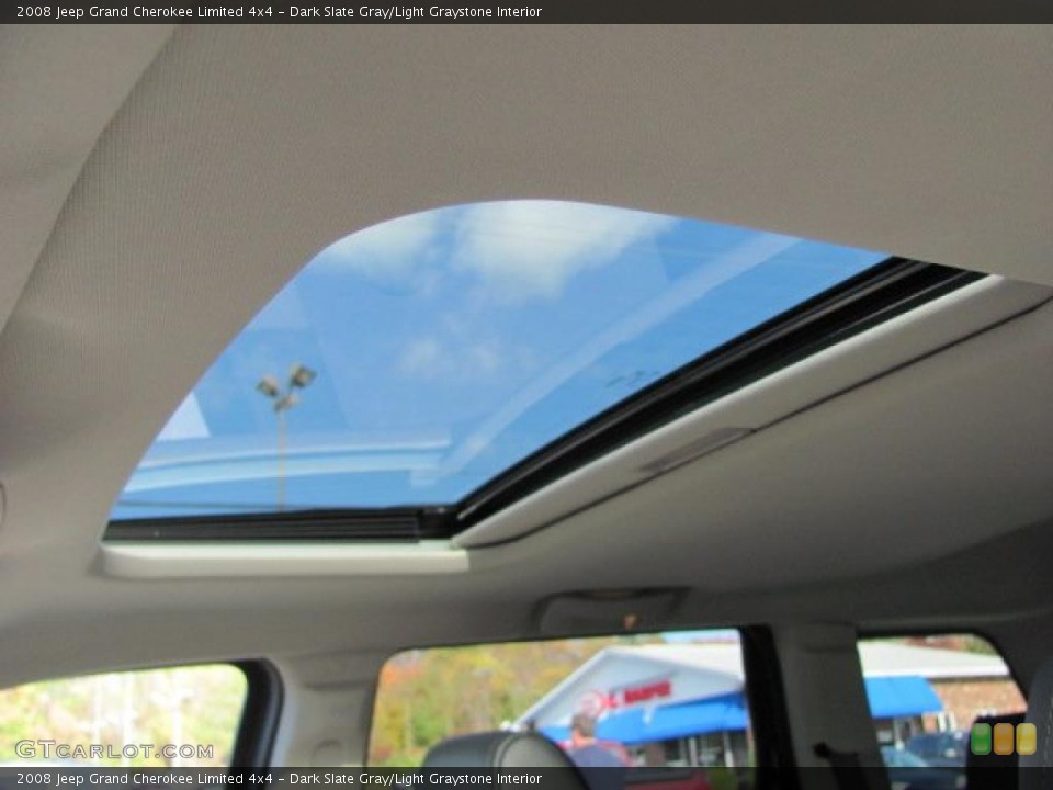 Dark Slate Gray/Light Graystone Interior Sunroof for the 2008 Jeep Grand Cherokee Limited 4x4 #38668582