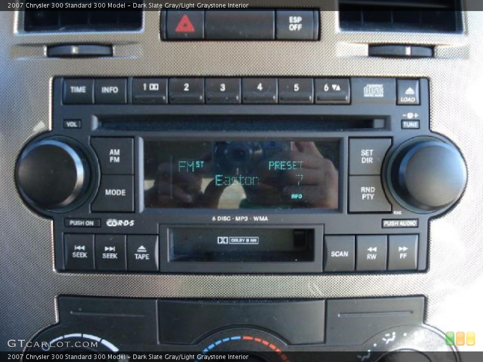 Dark Slate Gray/Light Graystone Interior Controls for the 2007 Chrysler 300  #38668810