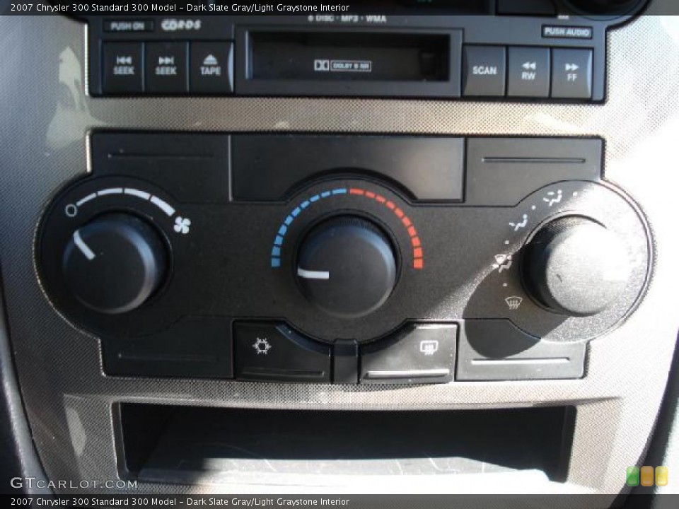 Dark Slate Gray/Light Graystone Interior Controls for the 2007 Chrysler 300  #38668826