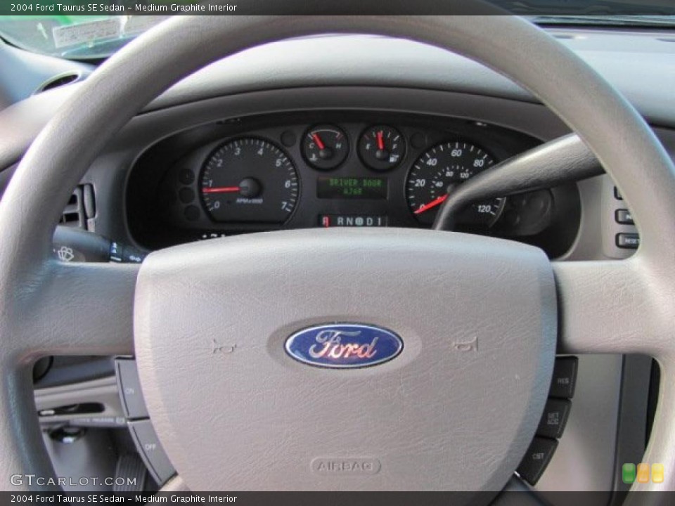Medium Graphite Interior Steering Wheel for the 2004 Ford Taurus SE Sedan #38668956