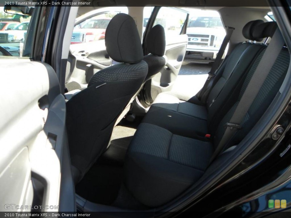 Dark Charcoal Interior Photo for the 2010 Toyota Matrix XRS #38669766