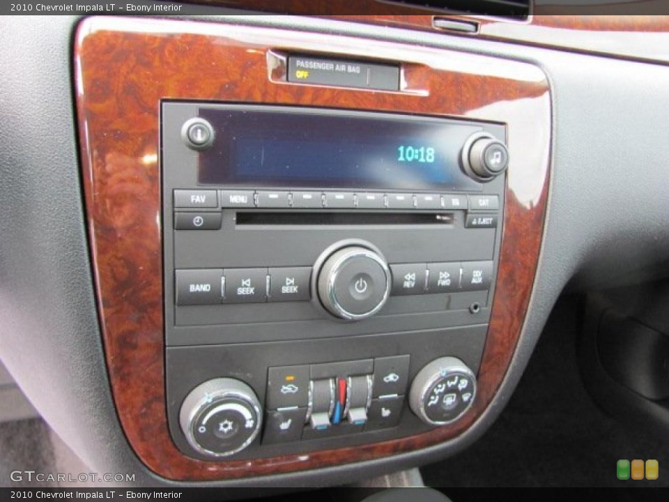 Ebony Interior Controls for the 2010 Chevrolet Impala LT #38670599
