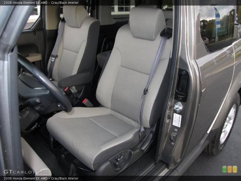 Gray/Black Interior Photo for the 2008 Honda Element EX AWD #38671492