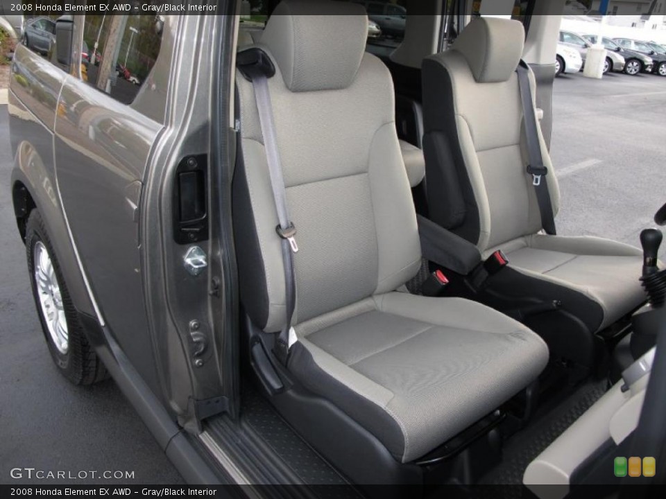 Gray/Black Interior Photo for the 2008 Honda Element EX AWD #38671524
