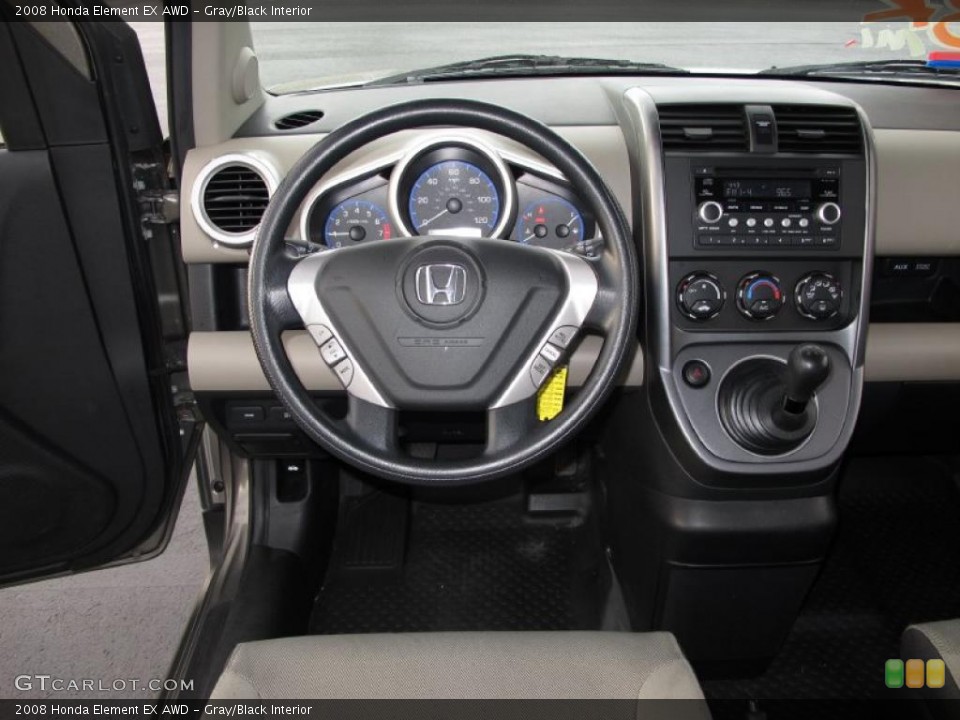 Gray/Black Interior Dashboard for the 2008 Honda Element EX AWD #38671540