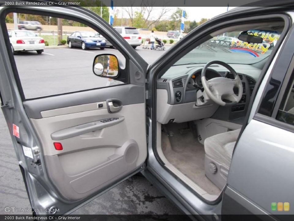Gray Interior Photo for the 2003 Buick Rendezvous CX #38672347