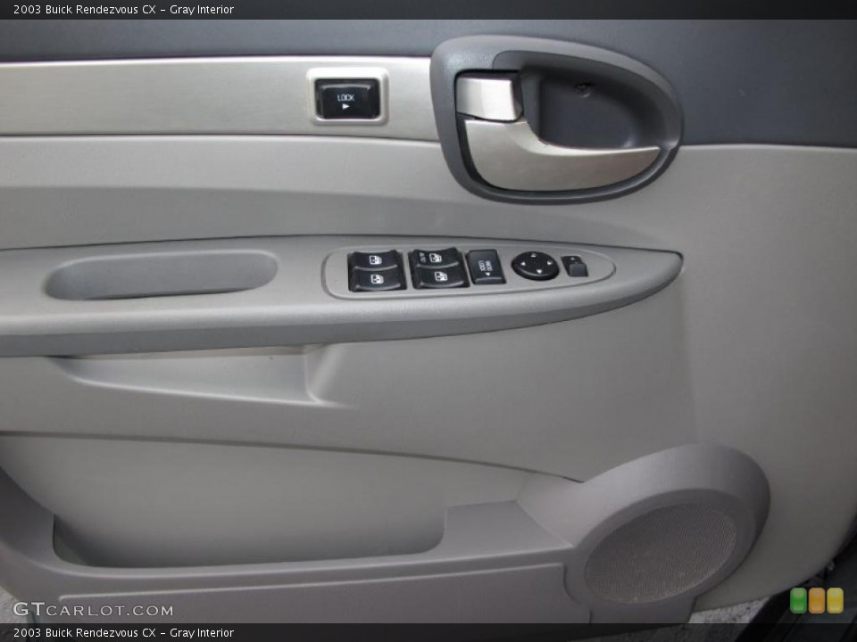 Gray Interior Door Panel for the 2003 Buick Rendezvous CX #38672435