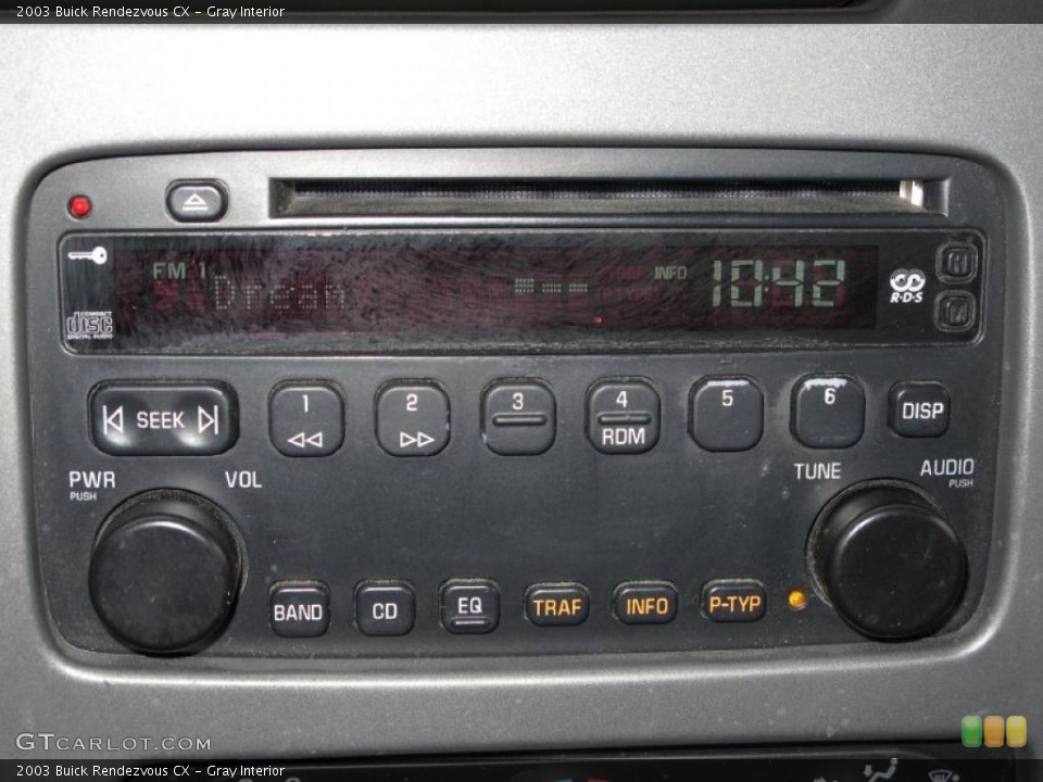 Gray Interior Controls for the 2003 Buick Rendezvous CX #38672447