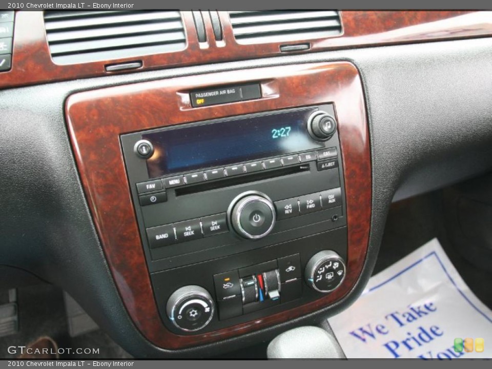 Ebony Interior Controls for the 2010 Chevrolet Impala LT #38672527