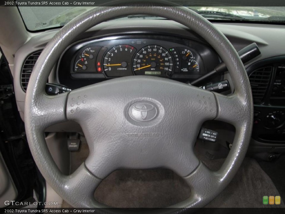 Gray Interior Steering Wheel for the 2002 Toyota Tundra SR5 Access Cab #38672719