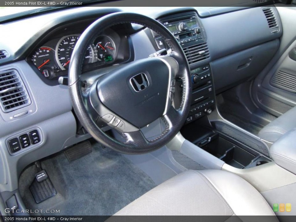 Gray Interior Prime Interior for the 2005 Honda Pilot EX-L 4WD #38675522