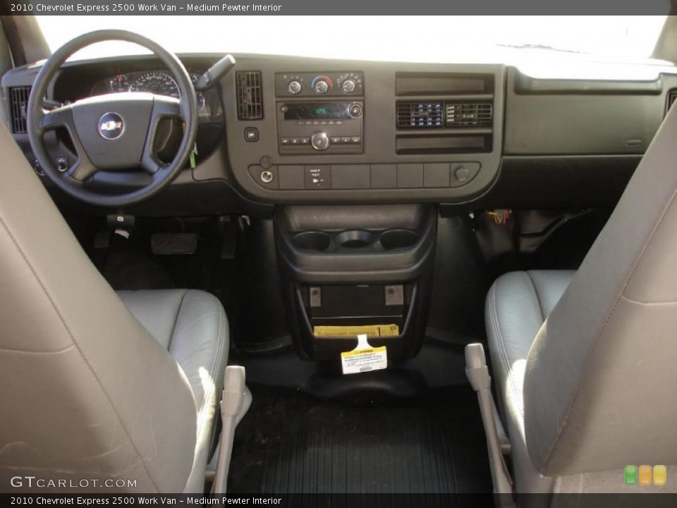 Medium Pewter Interior Dashboard for the 2010 Chevrolet Express 2500 Work Van #38675746