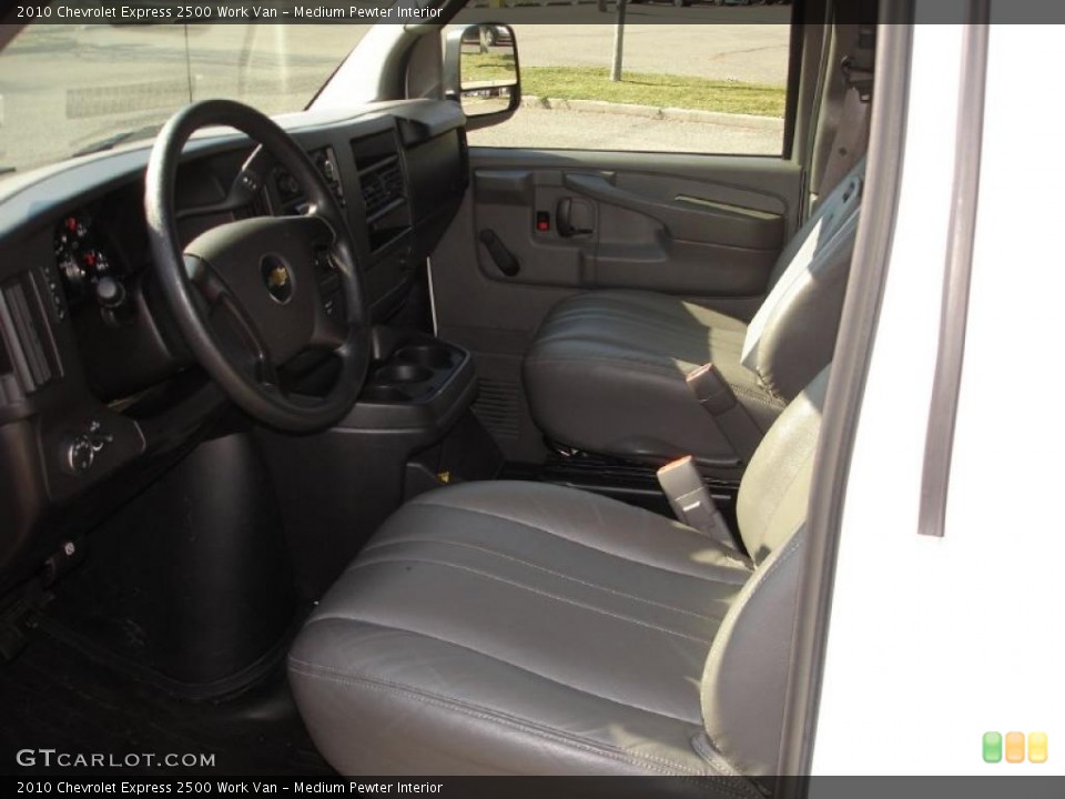 Medium Pewter Interior Photo for the 2010 Chevrolet Express 2500 Work Van #38676226