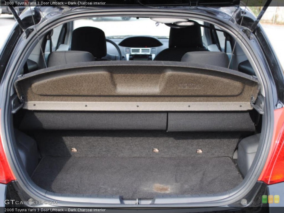 Dark Charcoal Interior Trunk for the 2008 Toyota Yaris 3 Door Liftback #38676918