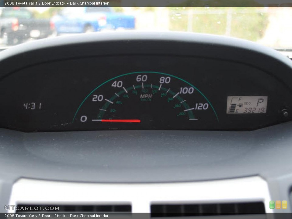 Dark Charcoal Interior Gauges for the 2008 Toyota Yaris 3 Door Liftback #38677018
