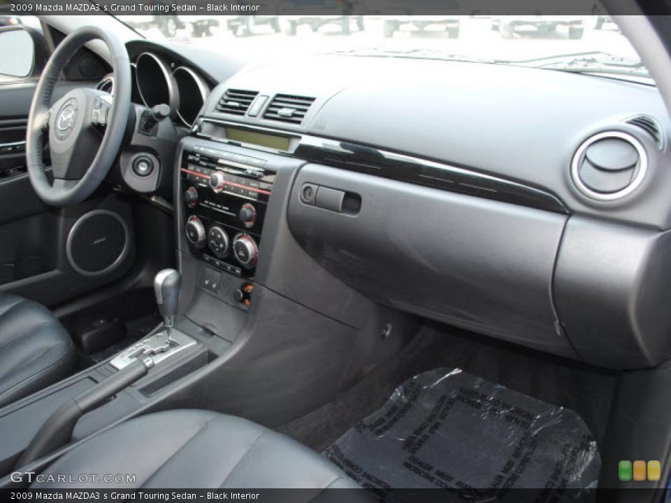 Black Interior Photo for the 2009 Mazda MAZDA3 s Grand Touring Sedan #38677626