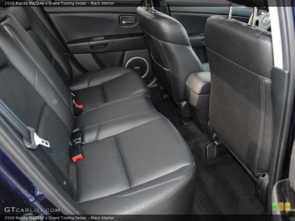 Black Interior Photo for the 2009 Mazda MAZDA3 s Grand Touring Sedan #38677670