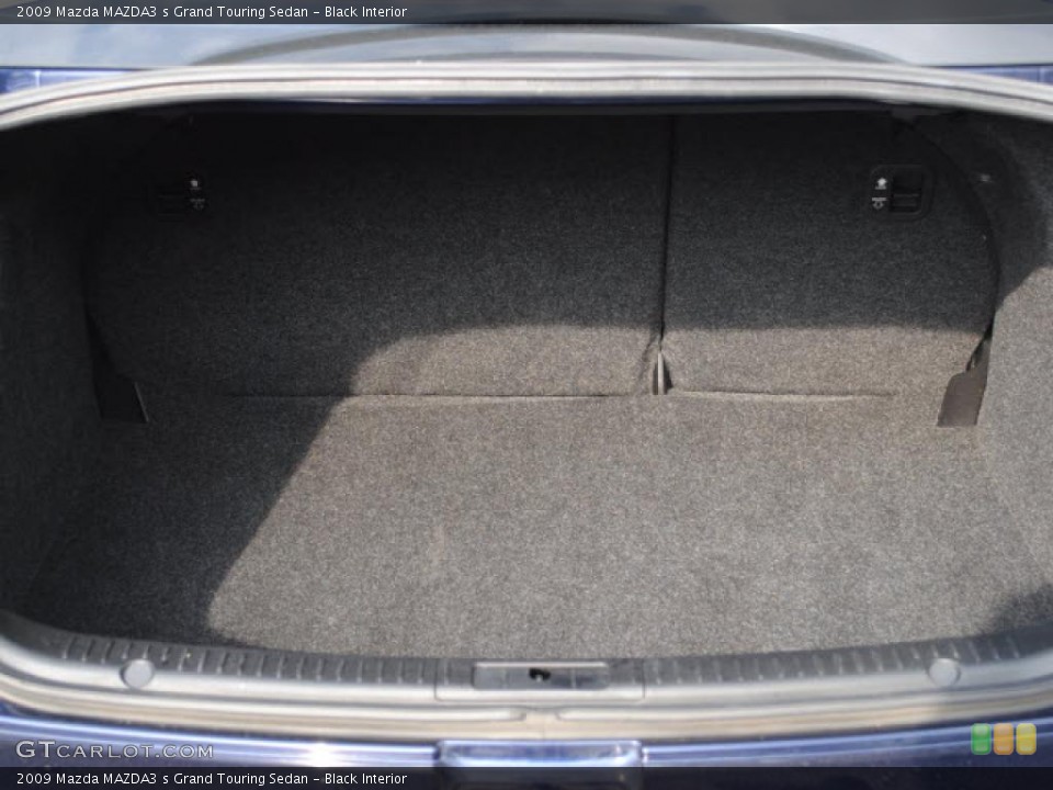 Black Interior Trunk for the 2009 Mazda MAZDA3 s Grand Touring Sedan #38677682