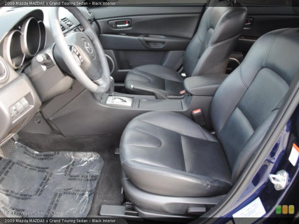 Black Interior Photo for the 2009 Mazda MAZDA3 s Grand Touring Sedan #38677782