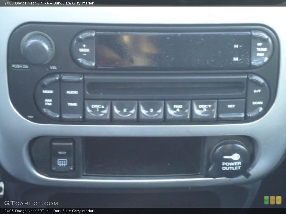 Dark Slate Gray Interior Controls for the 2005 Dodge Neon SRT-4 #38677934