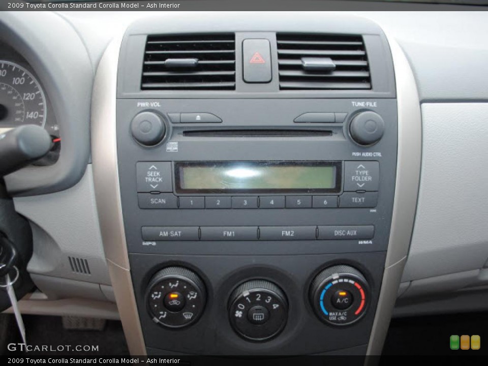 Ash Interior Controls for the 2009 Toyota Corolla  #38678190