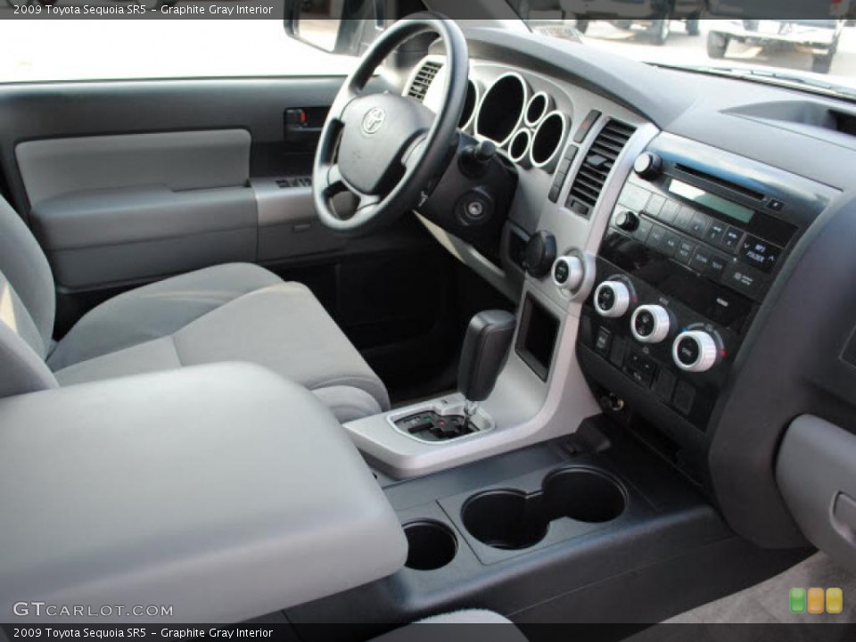 Graphite Gray Interior Photo for the 2009 Toyota Sequoia SR5 #38678650